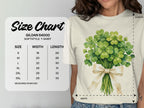 Watercolor Shamrock Clover Bouquet T-shirt product type