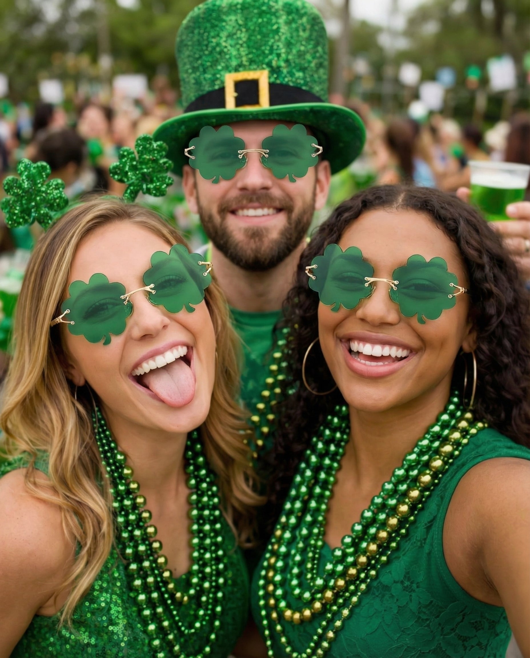 Shamrock Chic - Clover Sunglasses