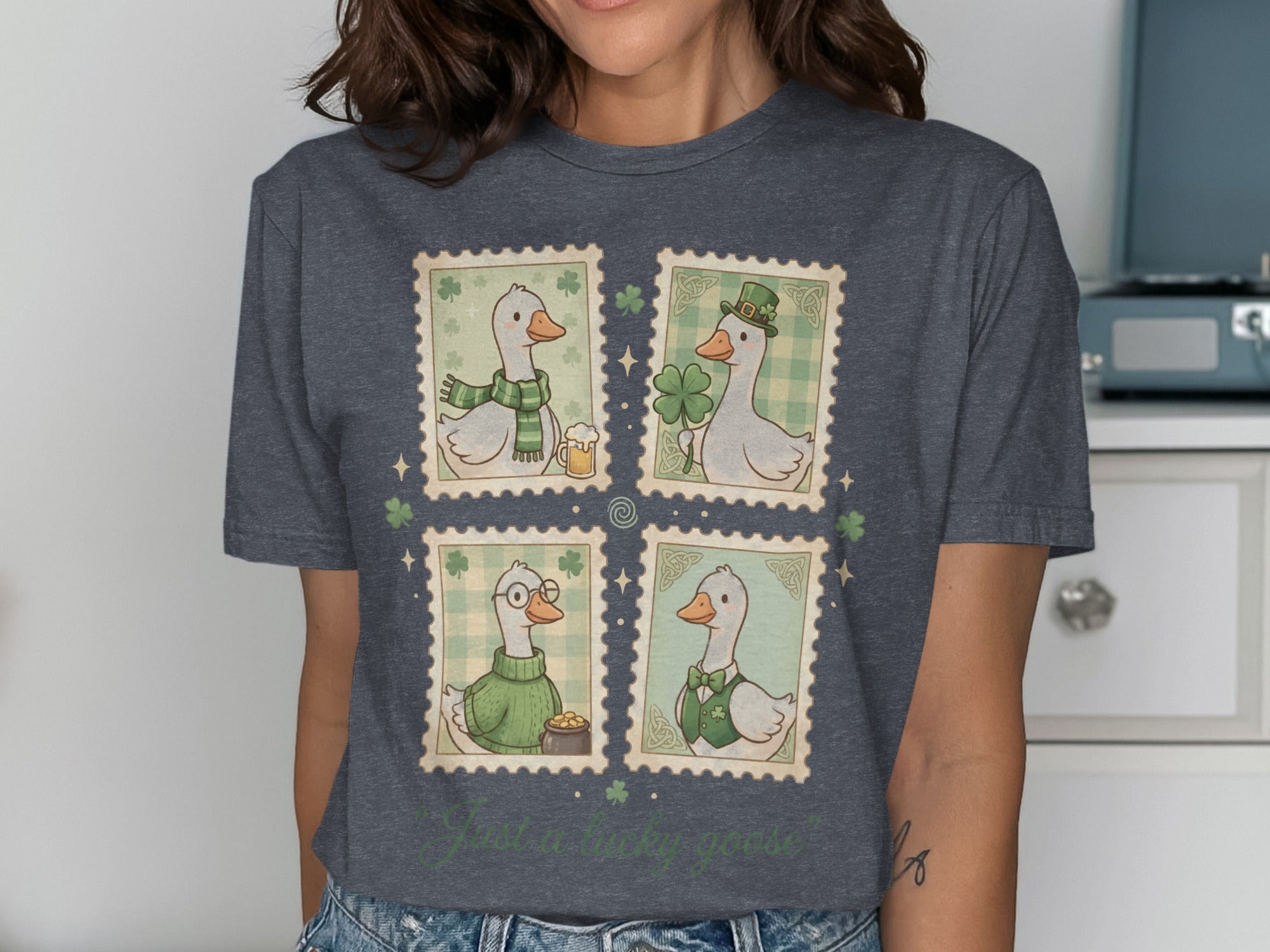 St Patricks Day Lucky Goose Stamps Graphic product type

St Patricks Day
Lucky Goose
Irish Theme
Shamrock Design
Goose Art
Cartoon Geese
Holiday Apparel
Green Accents
Clover Print
Animal Graphic
Festive Design
Humorous Goose
Stamp Motif
Unique Print
Seasonal Wear
Whimsical Art
Lucky Charm
Goose Collection
St Paddys Day
Irish Celebration