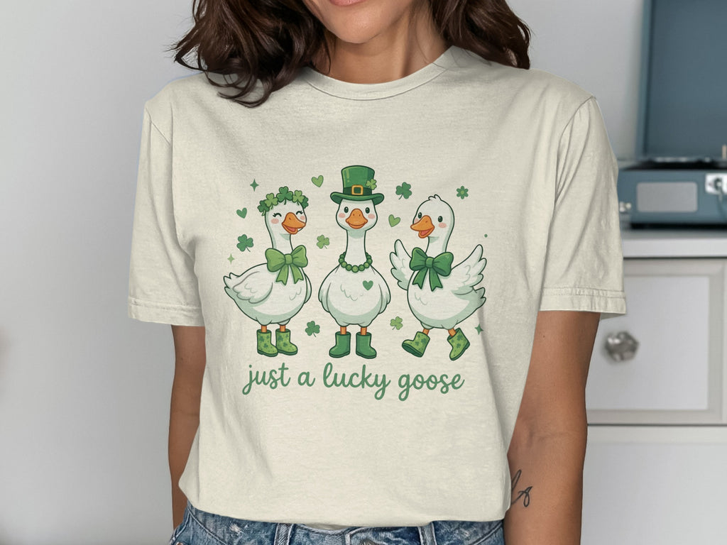 Just a Lucky Goose St Patricks Day Geese product type