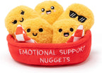 Emotional Support Nuggets - Plushies in Basket