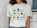 St Patricks Day Just A Lucky Goose Geese product type
St Patricks Day, Lucky Goose, Shamrock, Irish, Clover, Green, Holiday, Celebration, Patricks Day, Goose Lover, Animal Graphic, Cute Geese, Festive Design, Luck, Leprechaun Hat, Green Bow, Spring Holiday, Irish Culture, Cartoon Geese, Bird Design