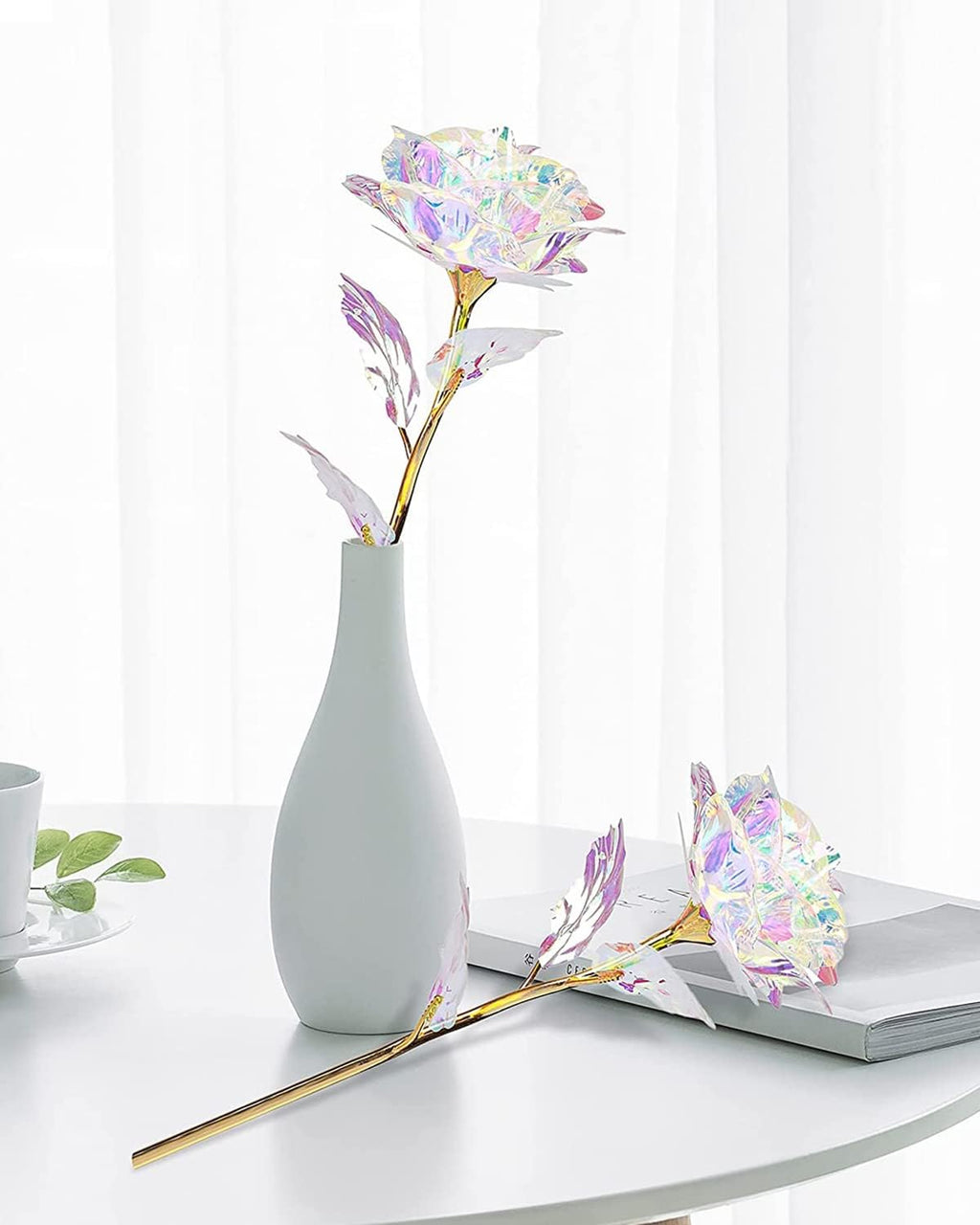 Galaxy Crystal Glass Rose