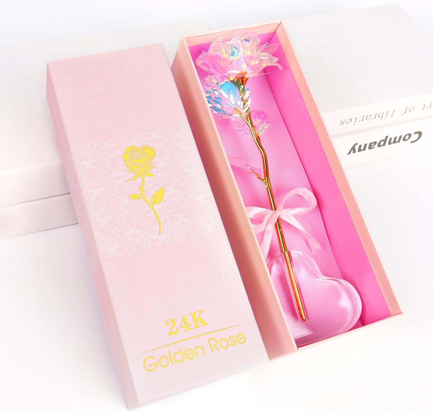 Galaxy Crystal Glass Rose