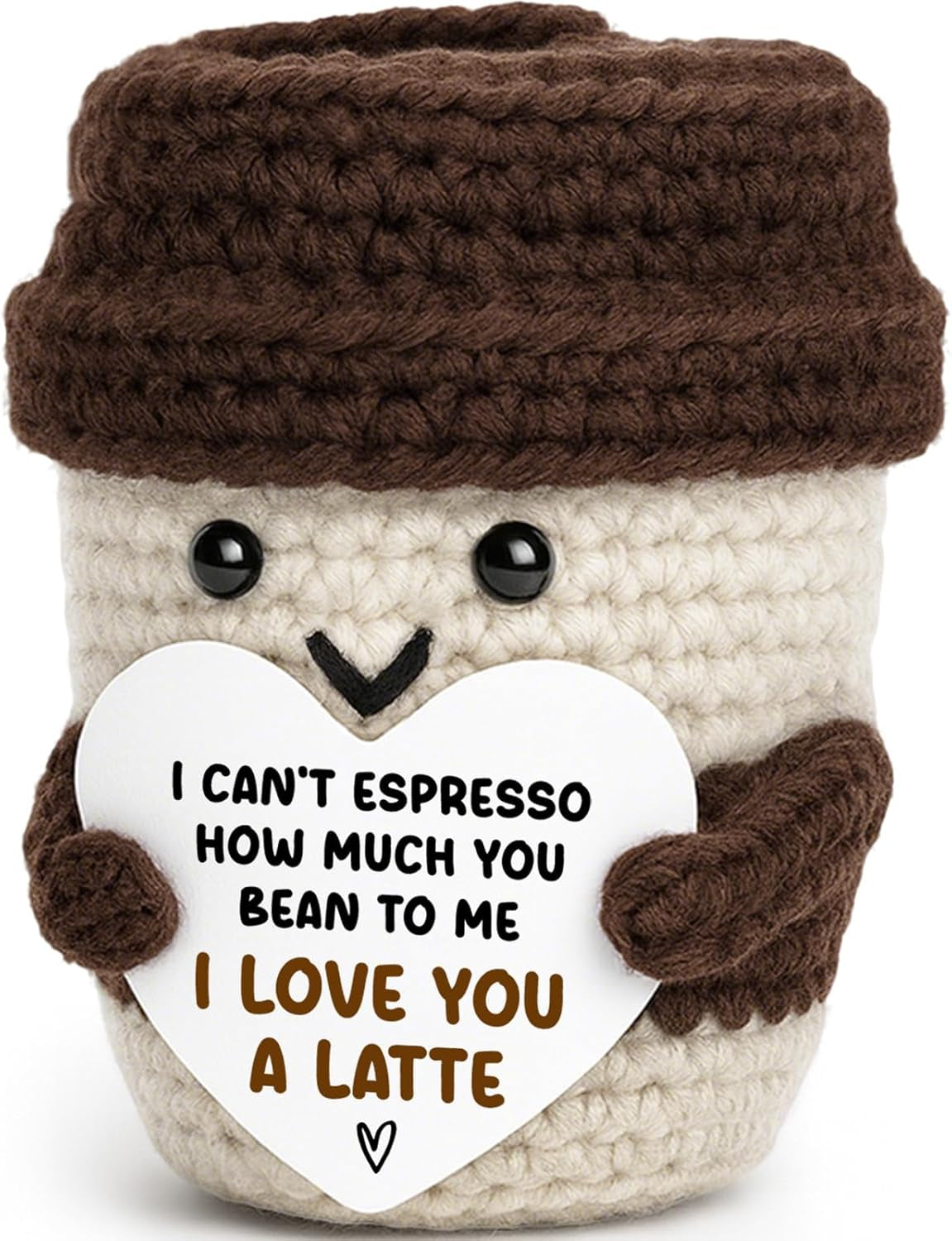 "I Can't Espresso!" Valentines Plush