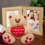 "I F*cking Love You!" - 10 Inch Valentines Teddy Bear