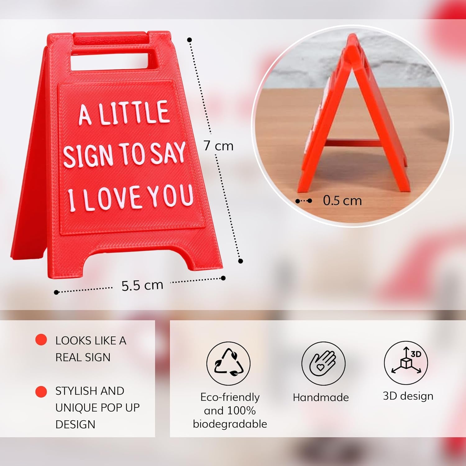 A Little Sign to Say "I Love You" and Love Envelope
