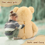 Giant Cuddly Teddy Bear - 4 Feet