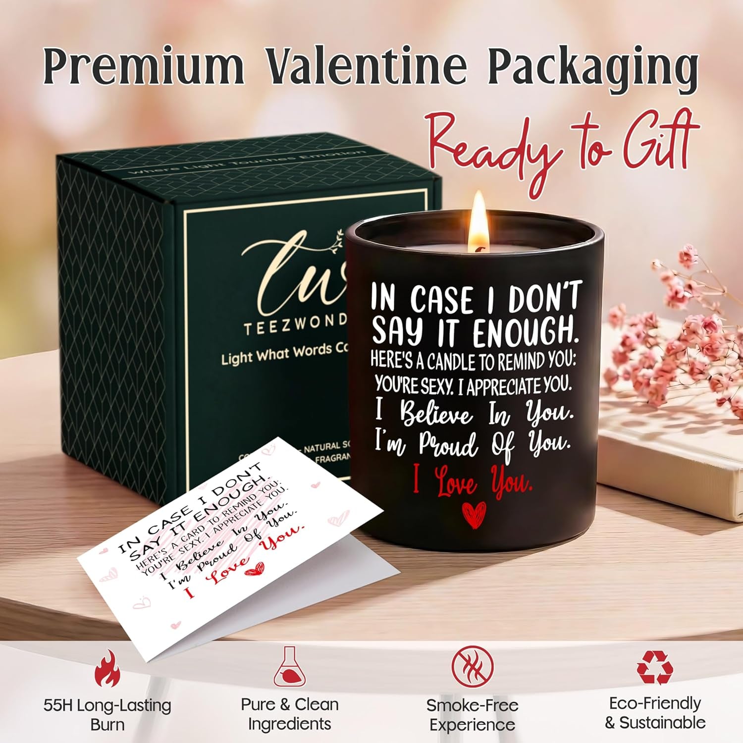 "Just In Case.." - Romantic Jar Candle