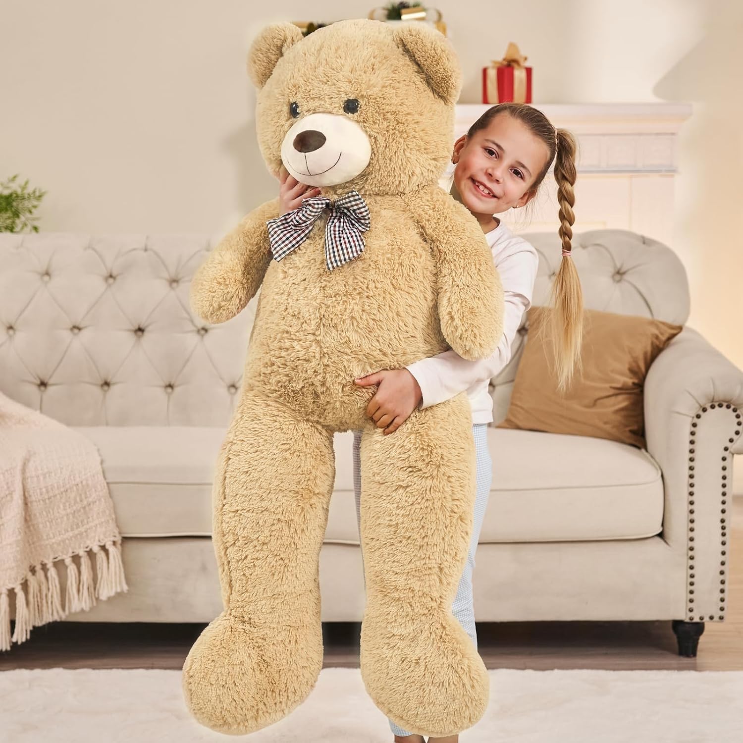 Giant Cuddly Teddy Bear - 4 Feet
