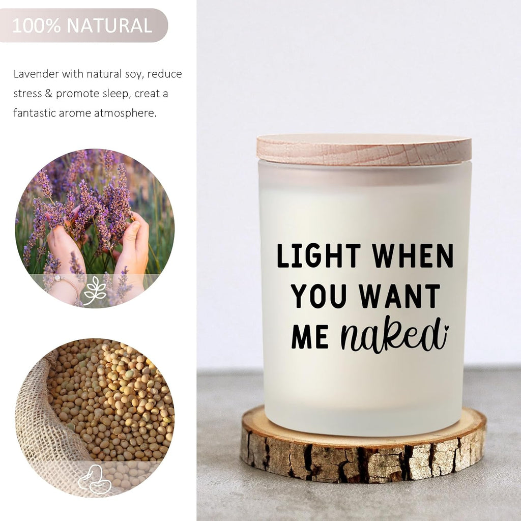 Light Up When... - Naughty Jar Candle