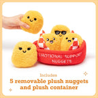 Emotional Support Nuggets - Plushies in Basket