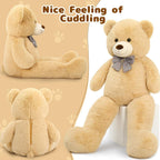 Giant Cuddly Teddy Bear - 4 Feet