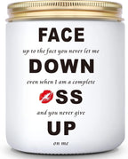 "Face Down, A** Up.." - Romantic Hilarious Jar Candle 