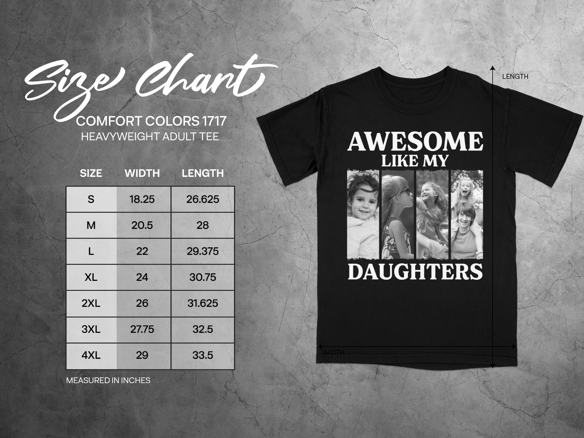 Awesome Like My Daughters - Premium Personalized T-Shirt