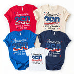 America 250th Anniversary Family Matching Shirts | 4th of July Independence Day Tees