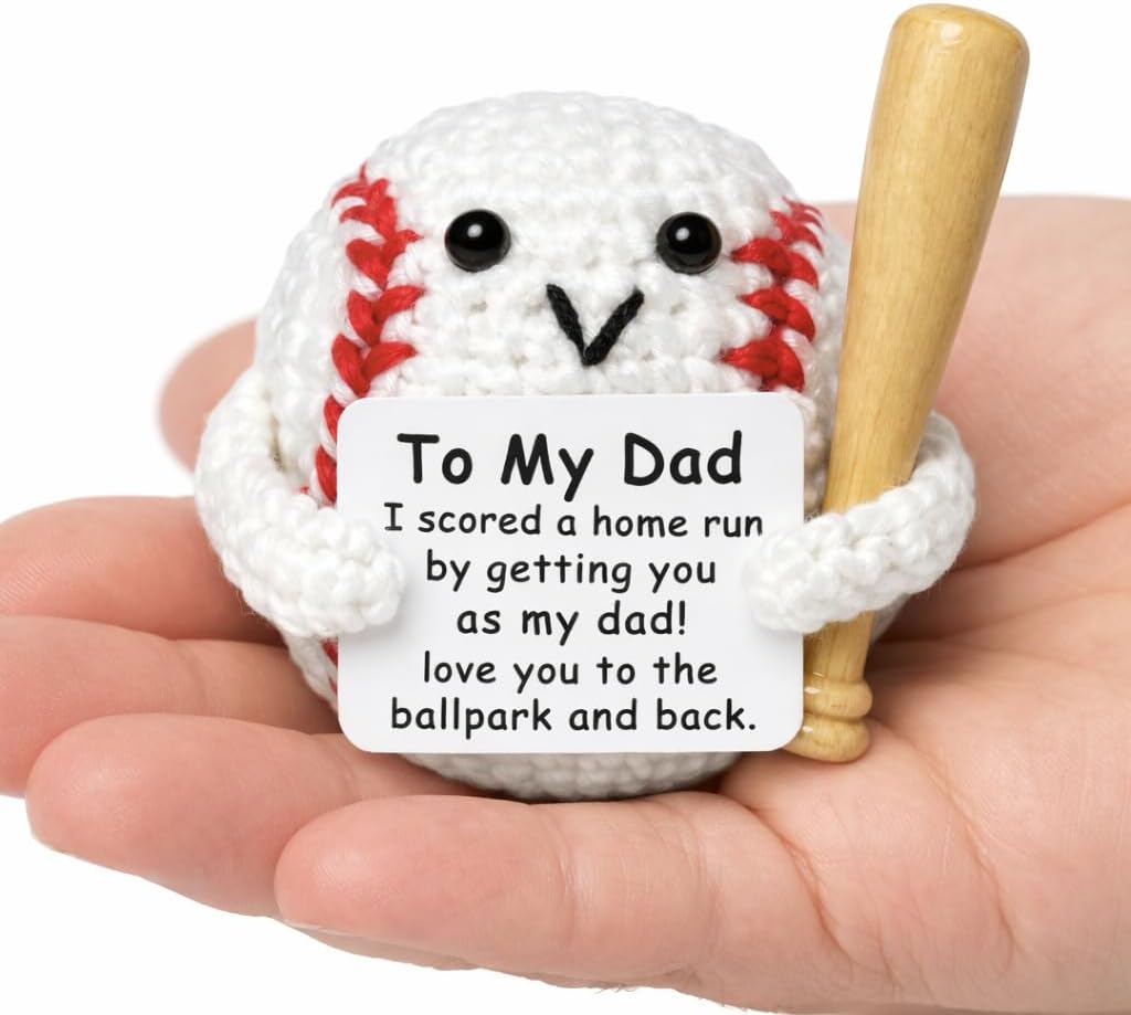 Crochet Baseball Gift for Father’s Day