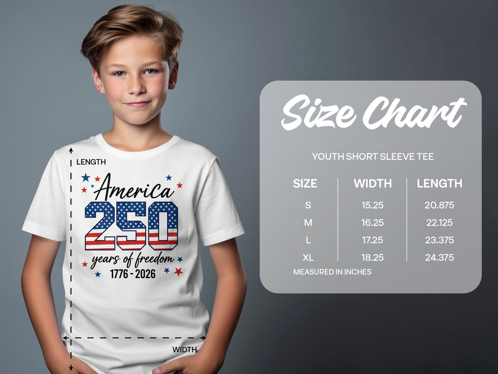 America 250th Anniversary Family Matching Shirts | 4th of July Independence Day Tees