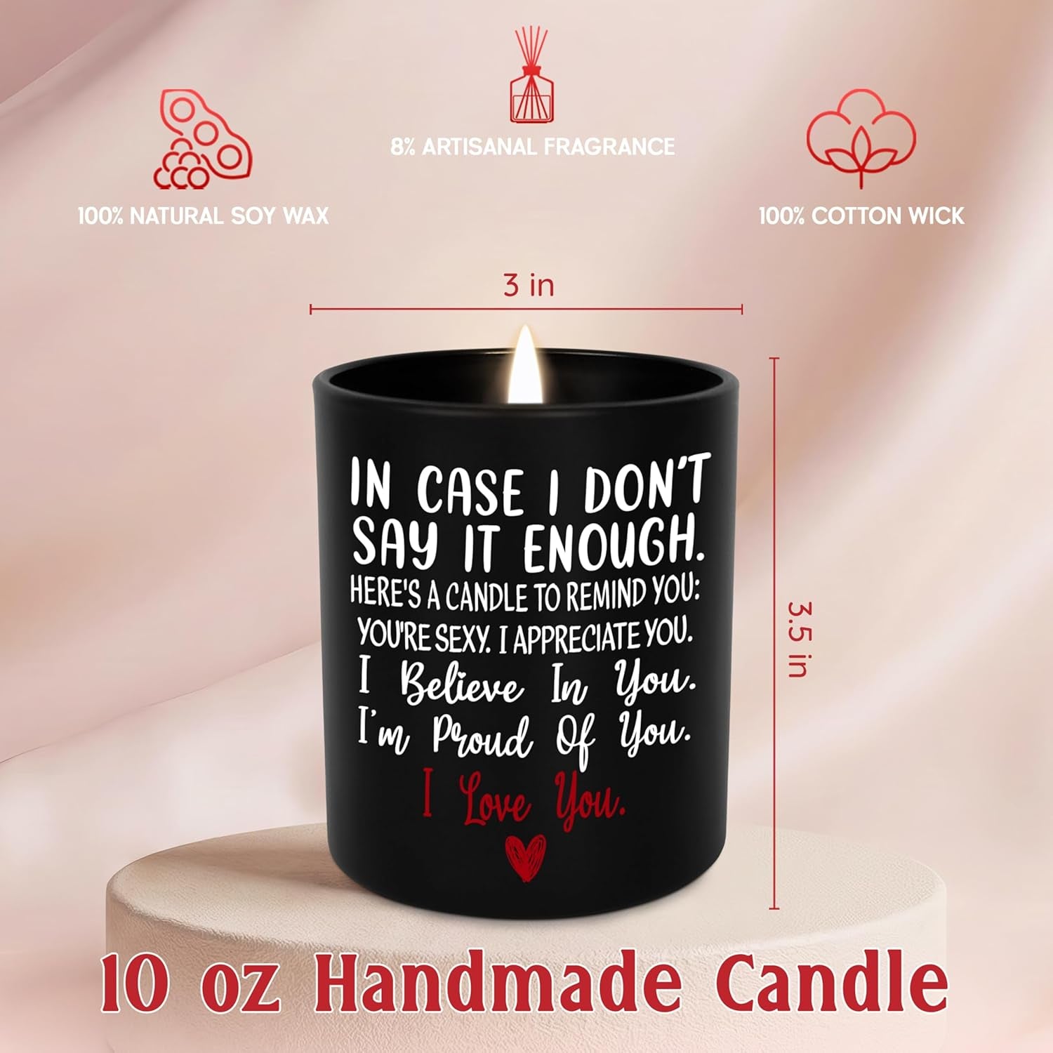 "Just In Case.." - Romantic Jar Candle