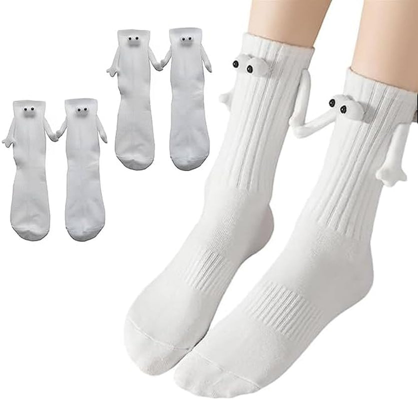 SockMates - 2 Pairs Magnetic Holding Hands Socks
