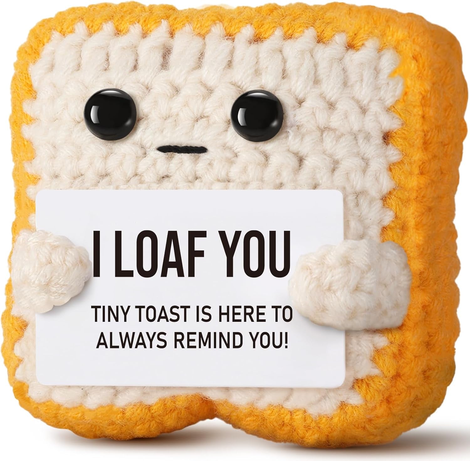 “I Loaf You” - Romantic Crochet Toast  Plush