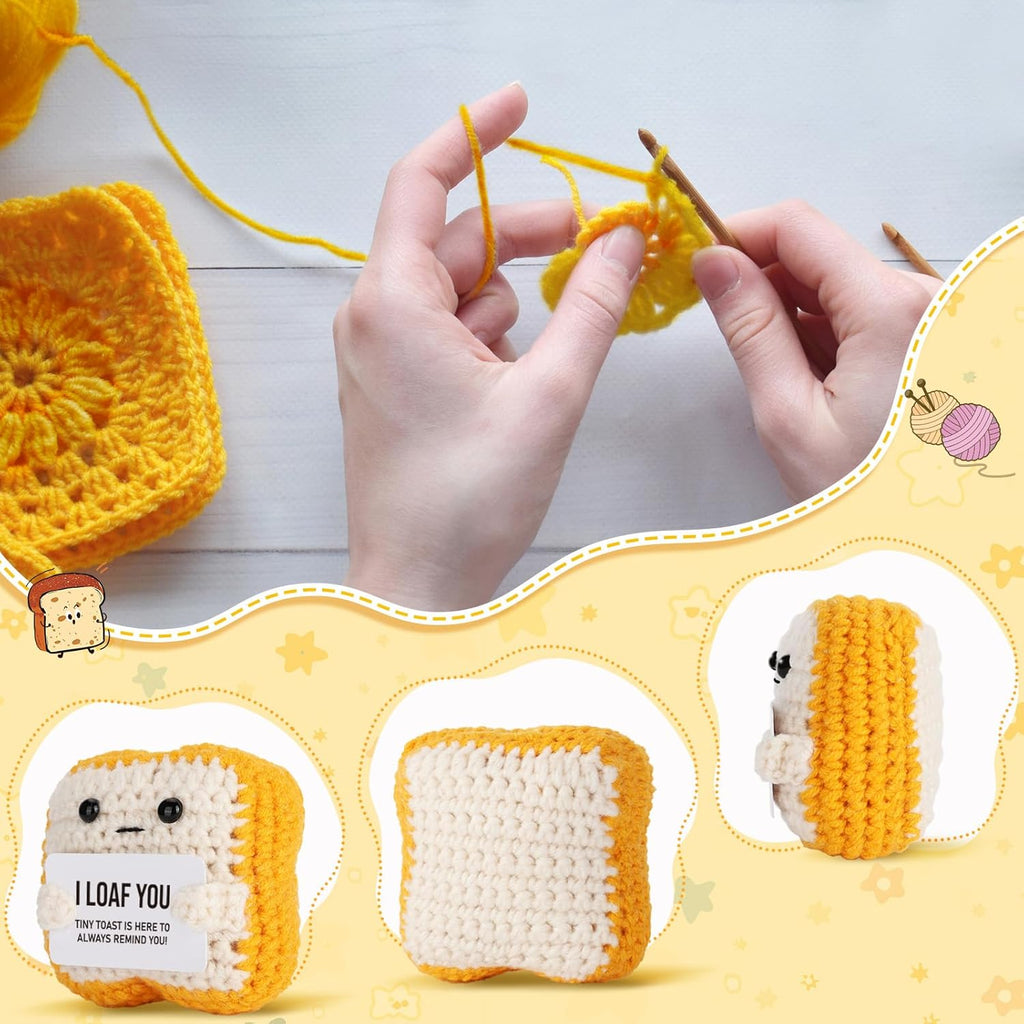 “I Loaf You” - Romantic Crochet Toast  Plush