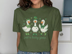 Just A Lucky Goose Saint Patricks Day Shamrocks product type