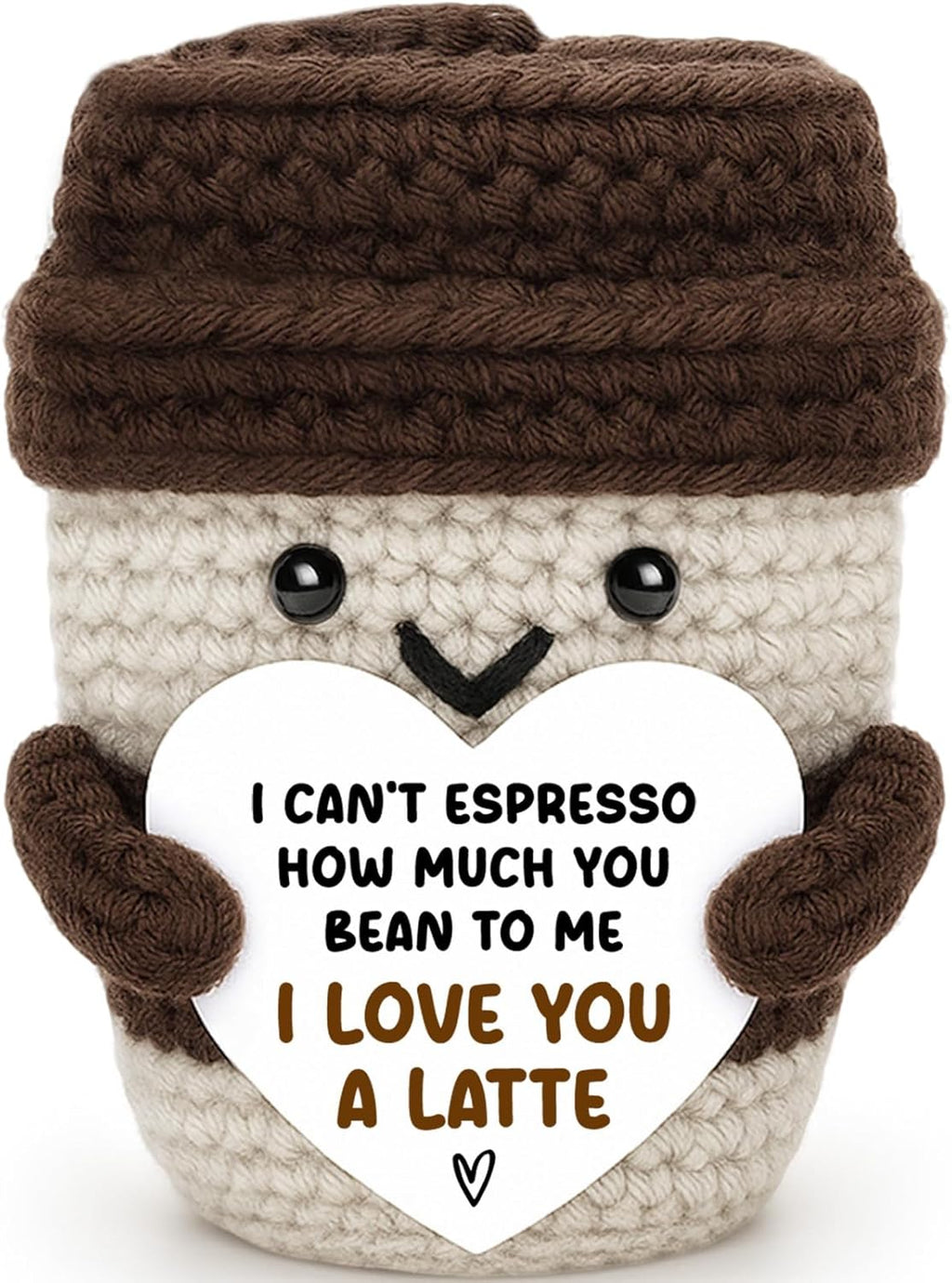 "I Can't Espresso!" Valentines Plush