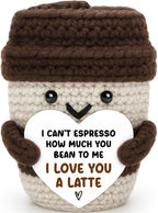 "I Can't Espresso!" Valentines Plush