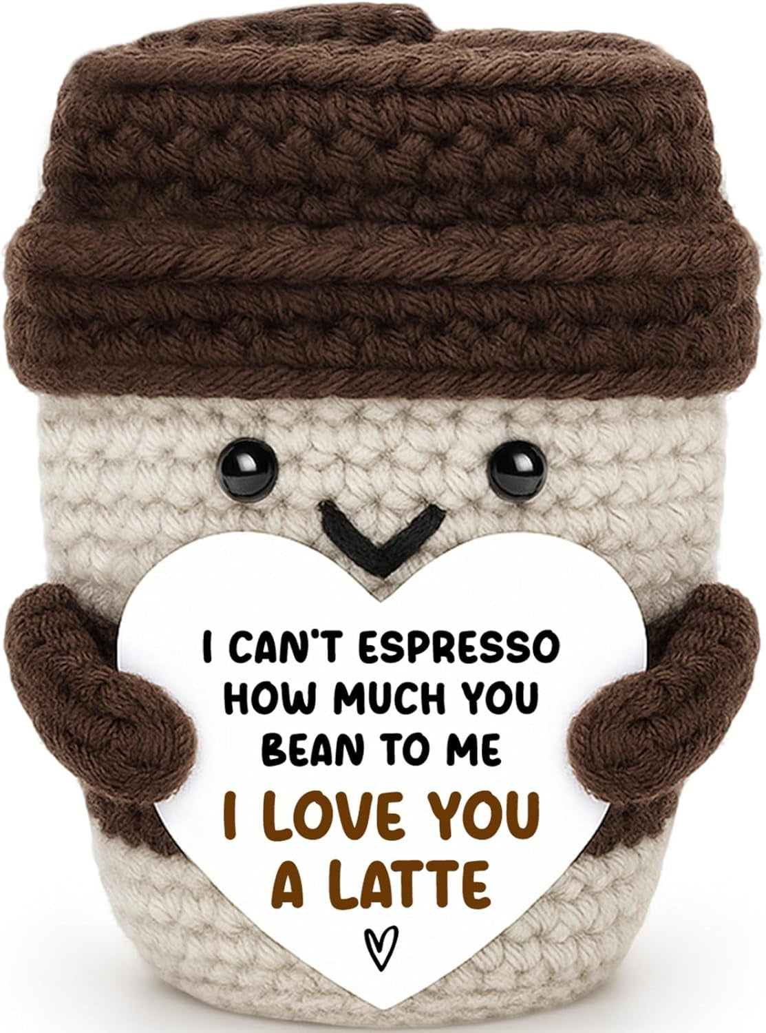 "I Can't Espresso!" Valentines Plush