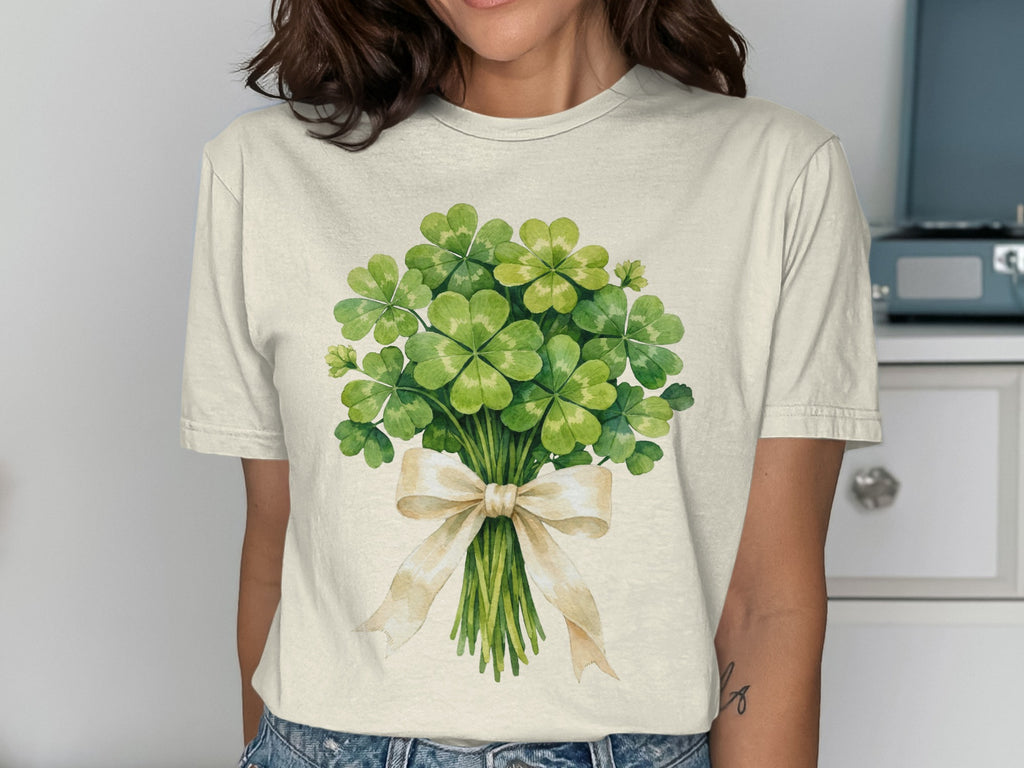 Shamrock Bouquet Lucky Green Clover Design product type