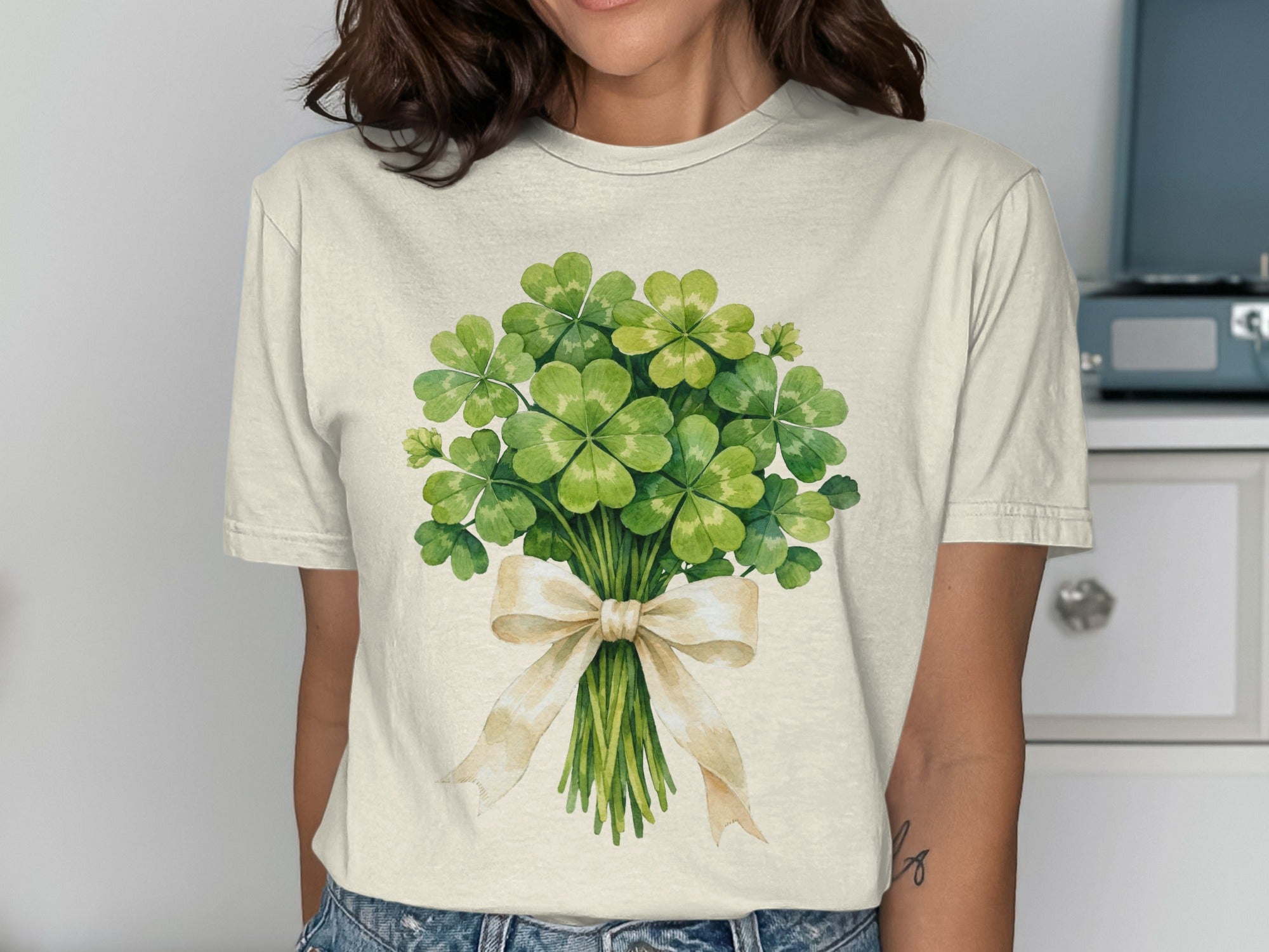 Shamrock Bouquet Lucky Green Clover Design product type