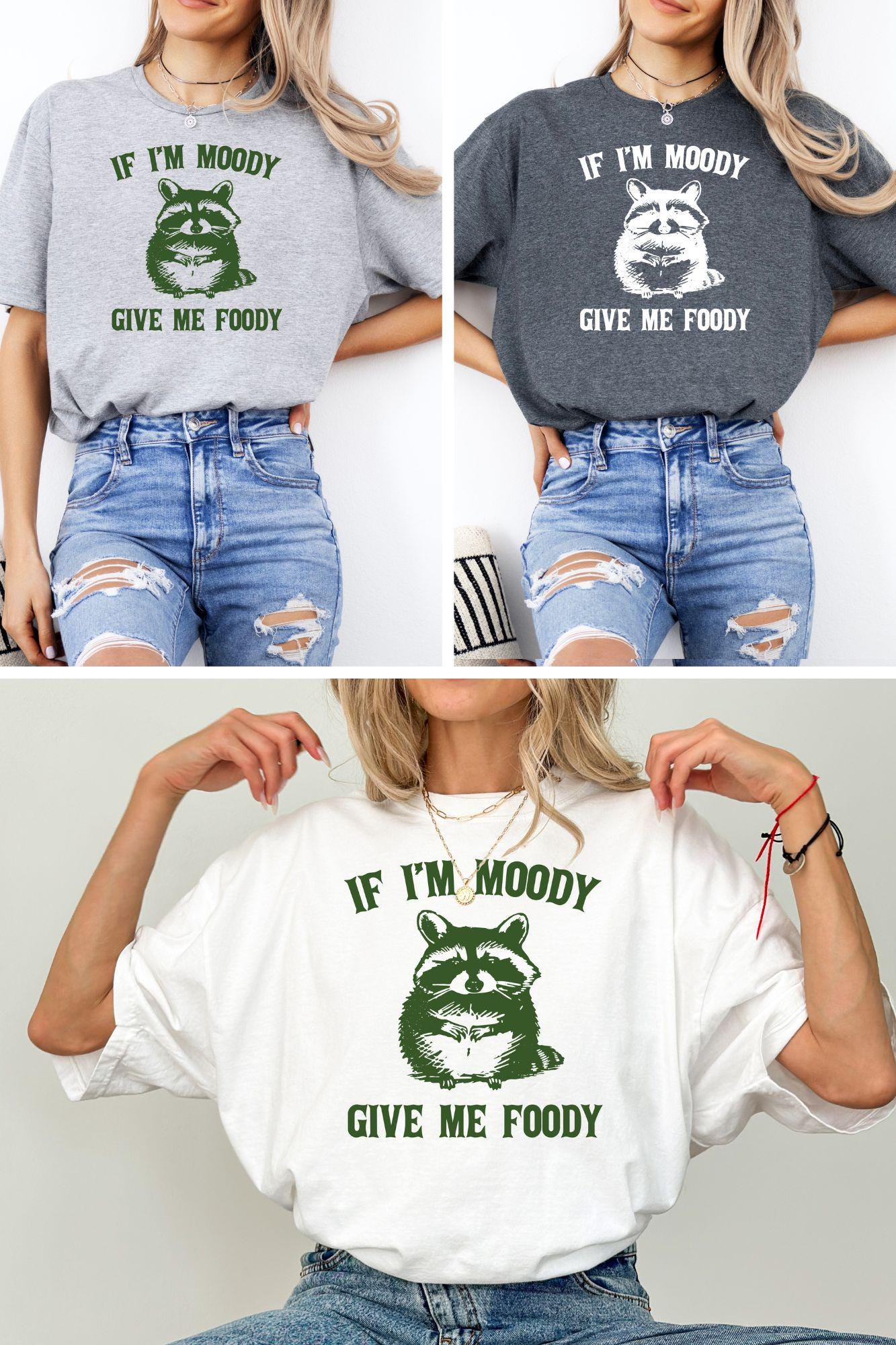 Funny T-Shirt, Sarcastic Women's Summer Shirt, Raccoon Lover, Animal Lover, Gifts for Her