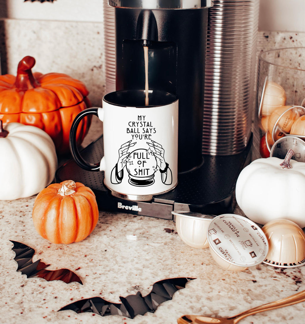 Sarcastic Witchy Coffee Mug - Gothic Home Decor Gift - Dark Aesthetic Cup - Mystical & Funny Quote - Occult Humor