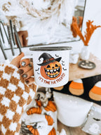 Trick-or-Treat Halloween Durable Mug, Spooky Pumpkin Candy Cup, Treats Cup, Halloween Gift, Festive Treats Mug