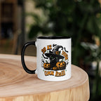 Spooky Cat Fall Halloween Mug - Halloween Coffee Decor Gift - Black Cat Mug for Autumn & Halloween Decorations - Cats Lover