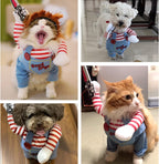 Halloween Pet Costume for Dogs & Cats – Spooky Pet Outfit – Funny Pet Costume – Cat Halloween Outfit
