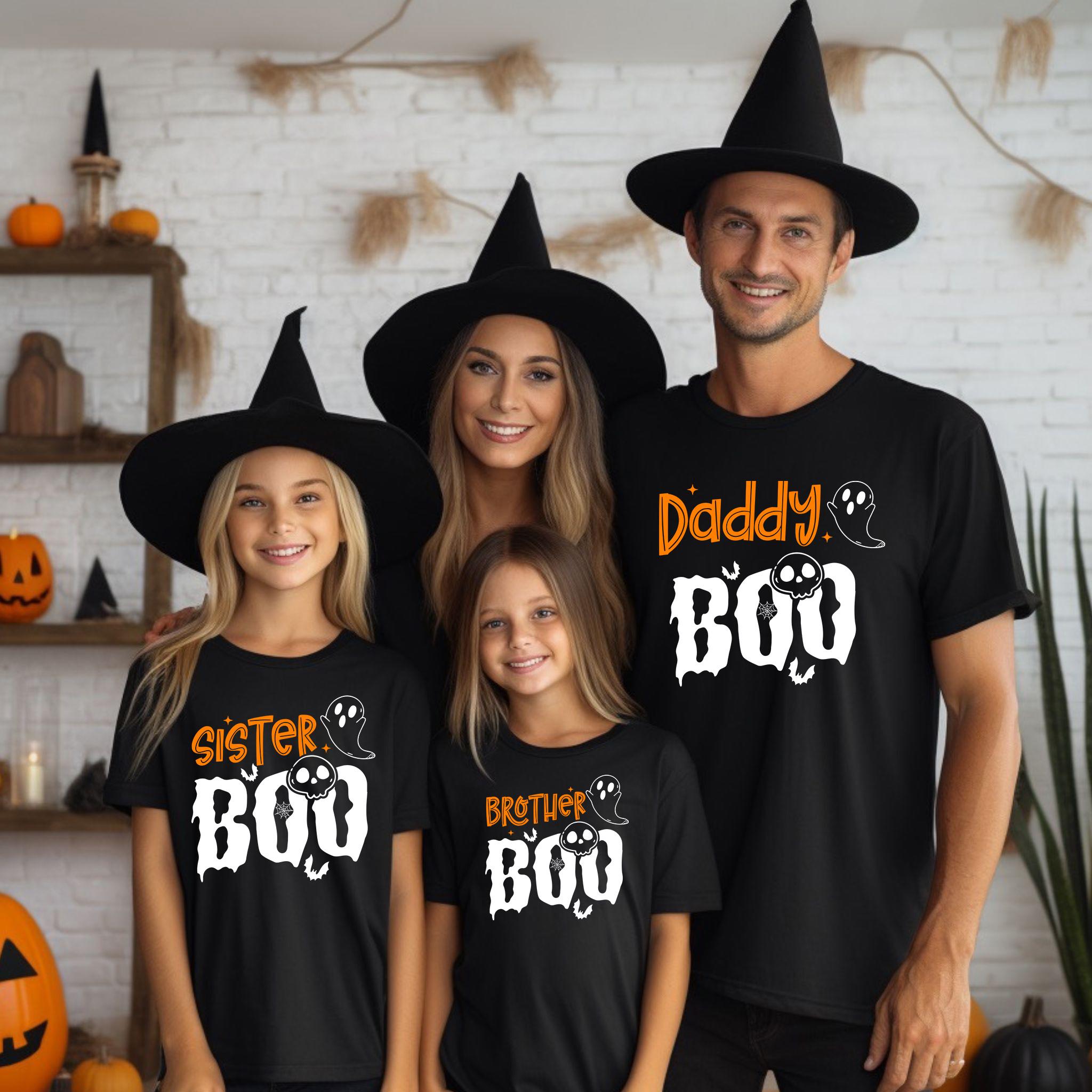 Halloween Family Sweatshirts, Matching Halloween Family shirts, Family Halloween, Trick or Treat Sweatshirts, Daddy Boo Mama Boo Baby Boo