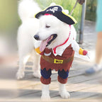 Pirate Halloween Costume for Dogs & Cats – Funny Pet Outfit – Cat Pirate Costume – Dog Halloween Costume