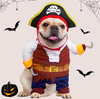 Pirate Halloween Costume for Dogs & Cats – Funny Pet Outfit – Cat Pirate Costume – Dog Halloween Costume
