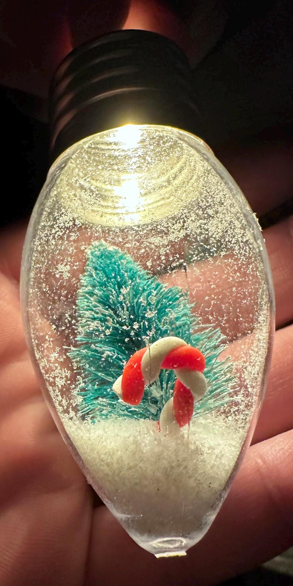 Christmas Snow Globe String Lights – Festive LED Fairy Lights with Mini Christmas Trees, Winter Wonderland Indoor Decor for Holiday Season