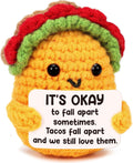 Tiny Taco Plush, Handmade Pun Gift