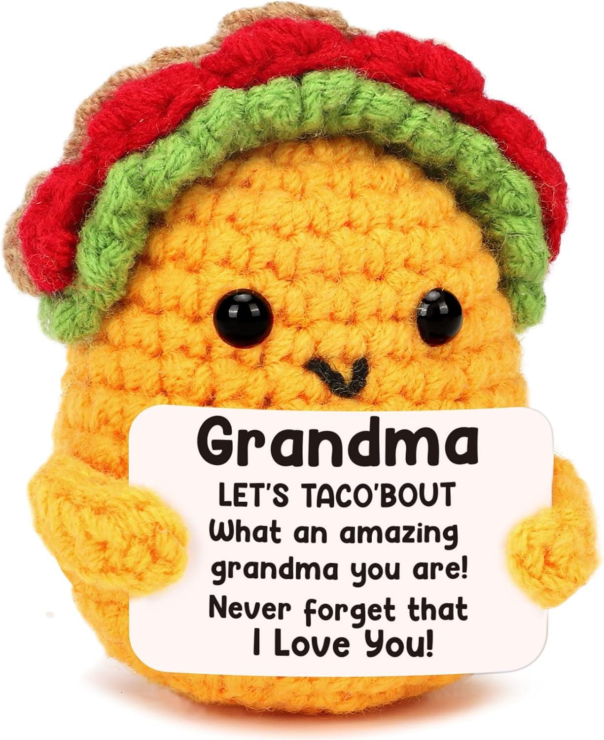 Tiny Taco Plush, Handmade Pun Gift