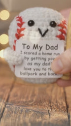 Crochet Baseball Gift for Father’s Day